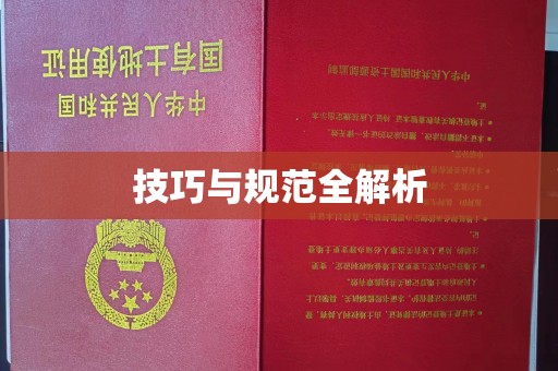 常州技巧与规范全解析